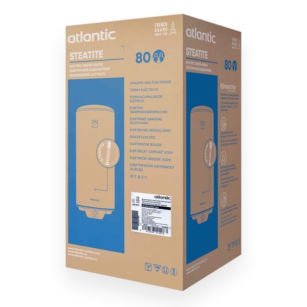 Водонагрівач Atlantic Steatite Elite VM 080 D400S-2-BC (1500W) 000038855 фото