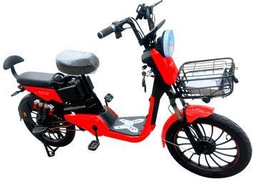 Велоскутер акумуляторний UNO, червоний (+Акумулятор 12V15A/12А 4шт) 145145 фото