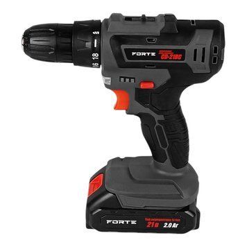 Дриль-шурупокрут (акум) - CD-21BC (21В, 2А) (FORTE) 142793 фото