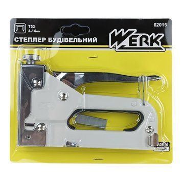 (62015) Степлер будівельний 53 тип, 4-14 мм WERK 113589 фото