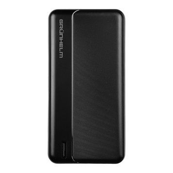 Power Bank, Портативна батарея 20.000 mAh, чорний - GP-20B (GRUNHELM) 137524 фото