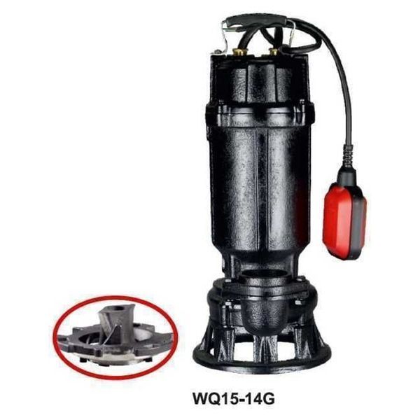 Насос фекальний з ріжучим механізмом VOLKS WQ15-14G 1,5кВт 13626 фото
